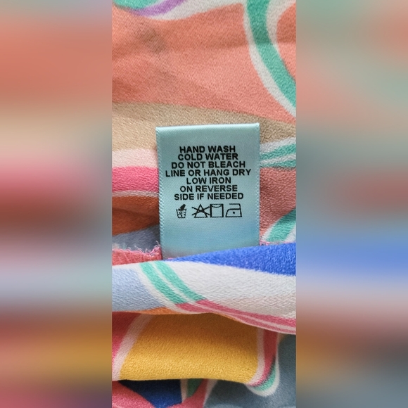 NWT! Floral Mod Good Luck Gem Women's Puff Sleeve Minidress Size XS - Picture 7 of 12